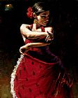 Celina Con Lunares Negros by Fabian Perez